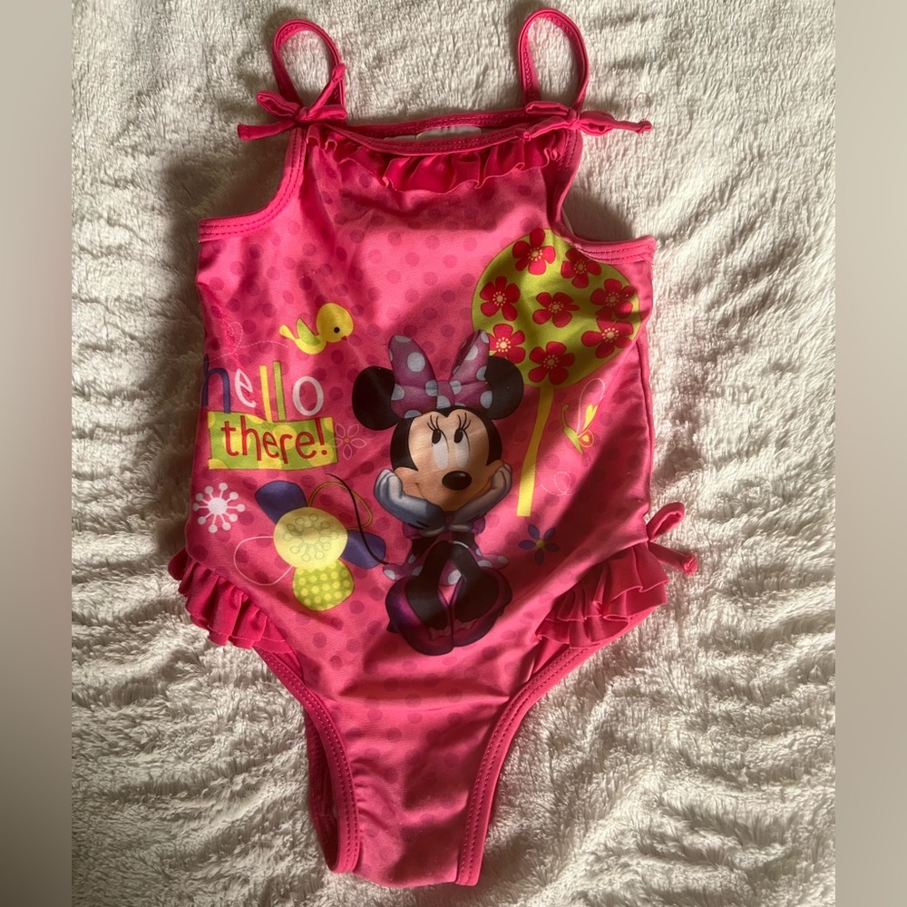 Disney Minnie Mouse toddler swimsuit, bathing suit
